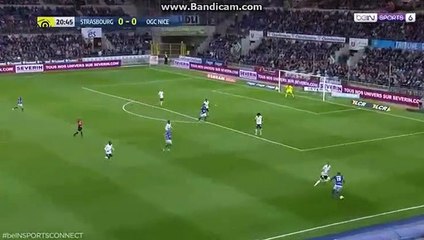All goals Strasbourg / OGC Nice  résumé & but Saadi 1-0