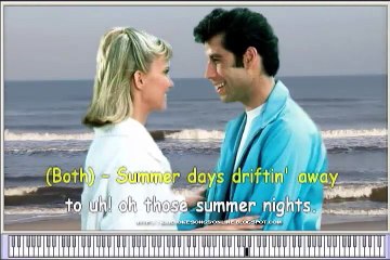 Grease Olivia Newton John and John Travolta - Karaoke Songs online