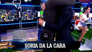 Las lágrimas de Cristóbal Soria tras la final de Copa