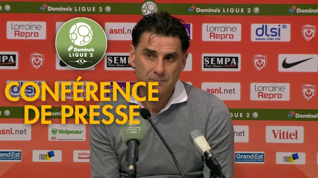 Conférence de presse AS Nancy Lorraine - Tours FC (3-1) : Patrick GABRIEL (ASNL) - Jorge COSTA (TOURS) - 2017/2018
