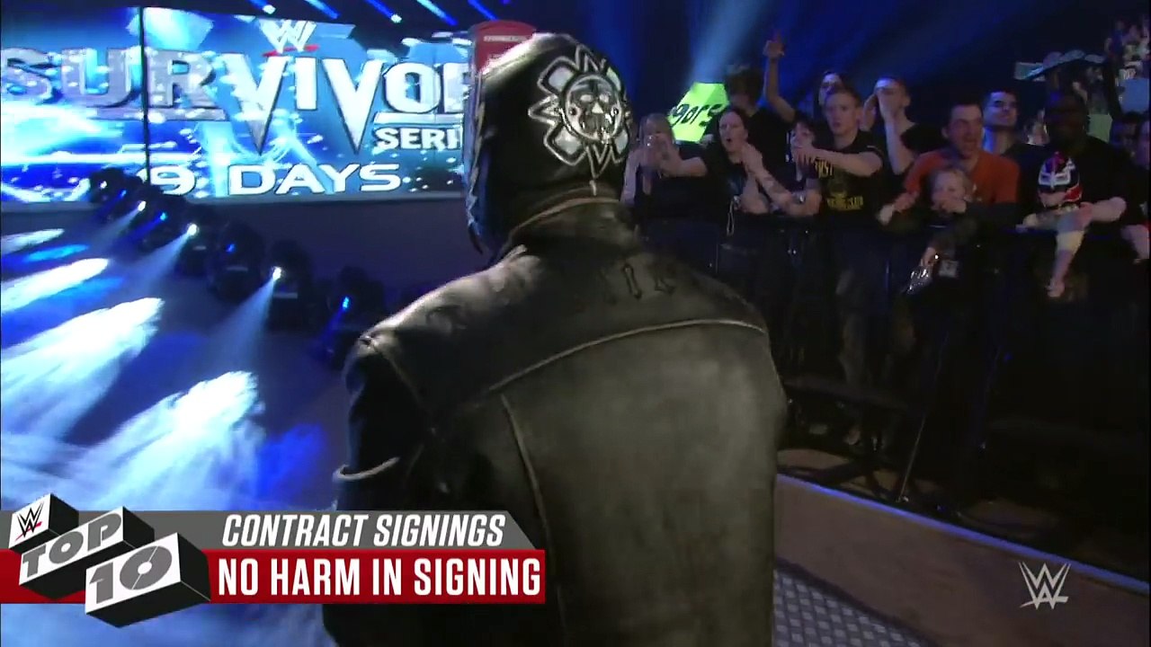 Explosive contract signings- WWE Top 10