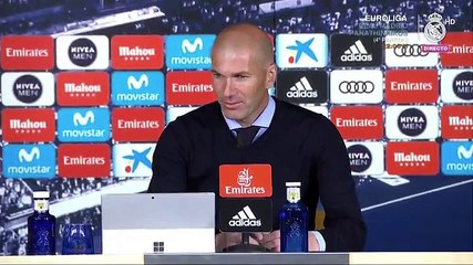 Zidane: "No podemos estar contentos con lo que hicimos en La Liga"