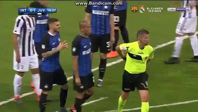 Vesino RED CARD HD Inter 0-1 Juventus Serie A 28-04-2018
