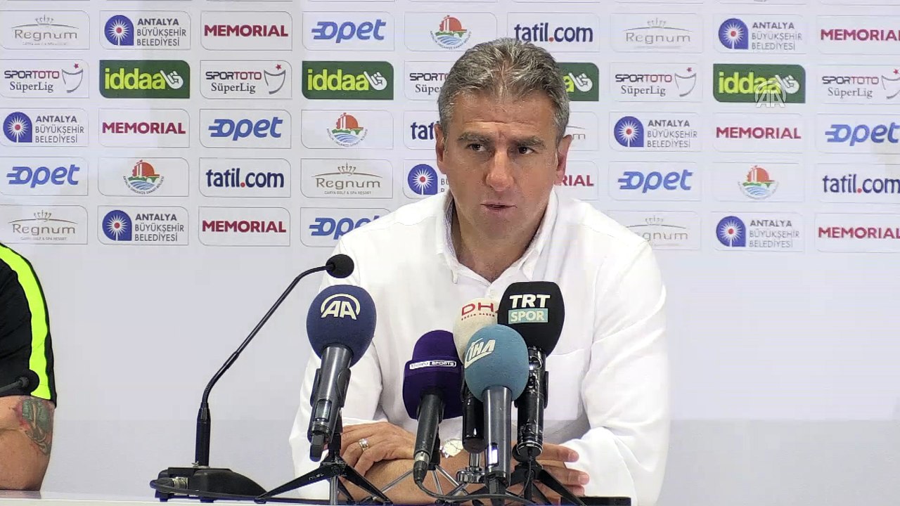 Antalyaspor-Trabzonspor maçının ardından - Hamza Hamzaoğlu - ANTALYA