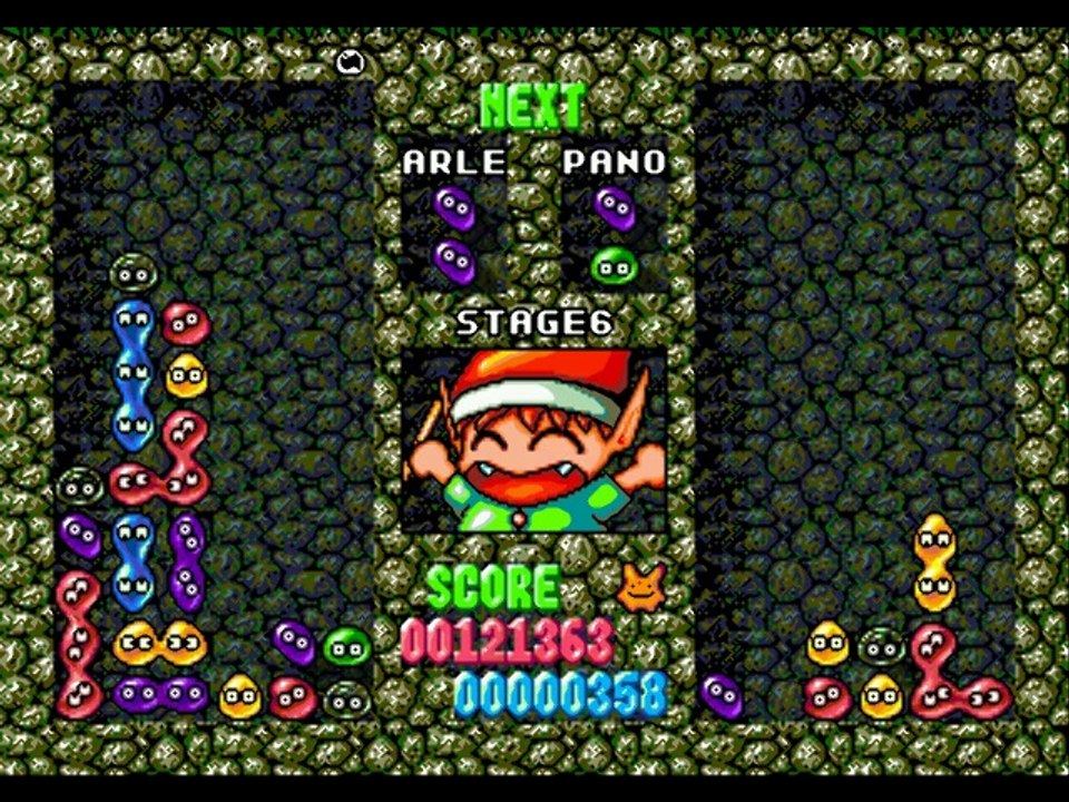 A sexta fase do primeiro Puyo Puyo