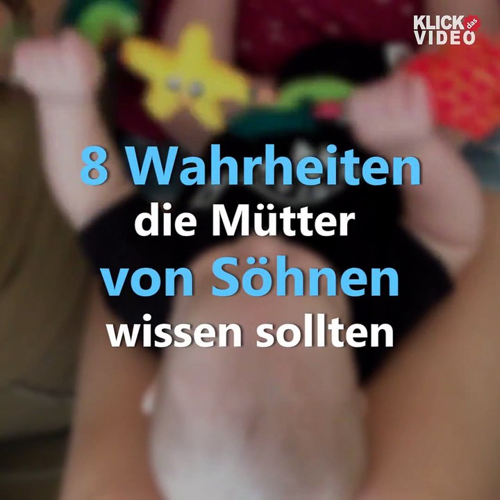 Die Mutter eines Sohnes zu sein bedeutet so vieles...