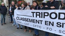 Les ex salariés du Tripode mobilisés