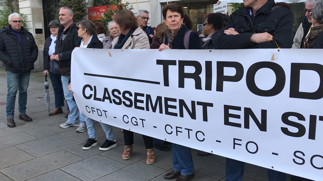 Les ex salariés du Tripode mobilisés
