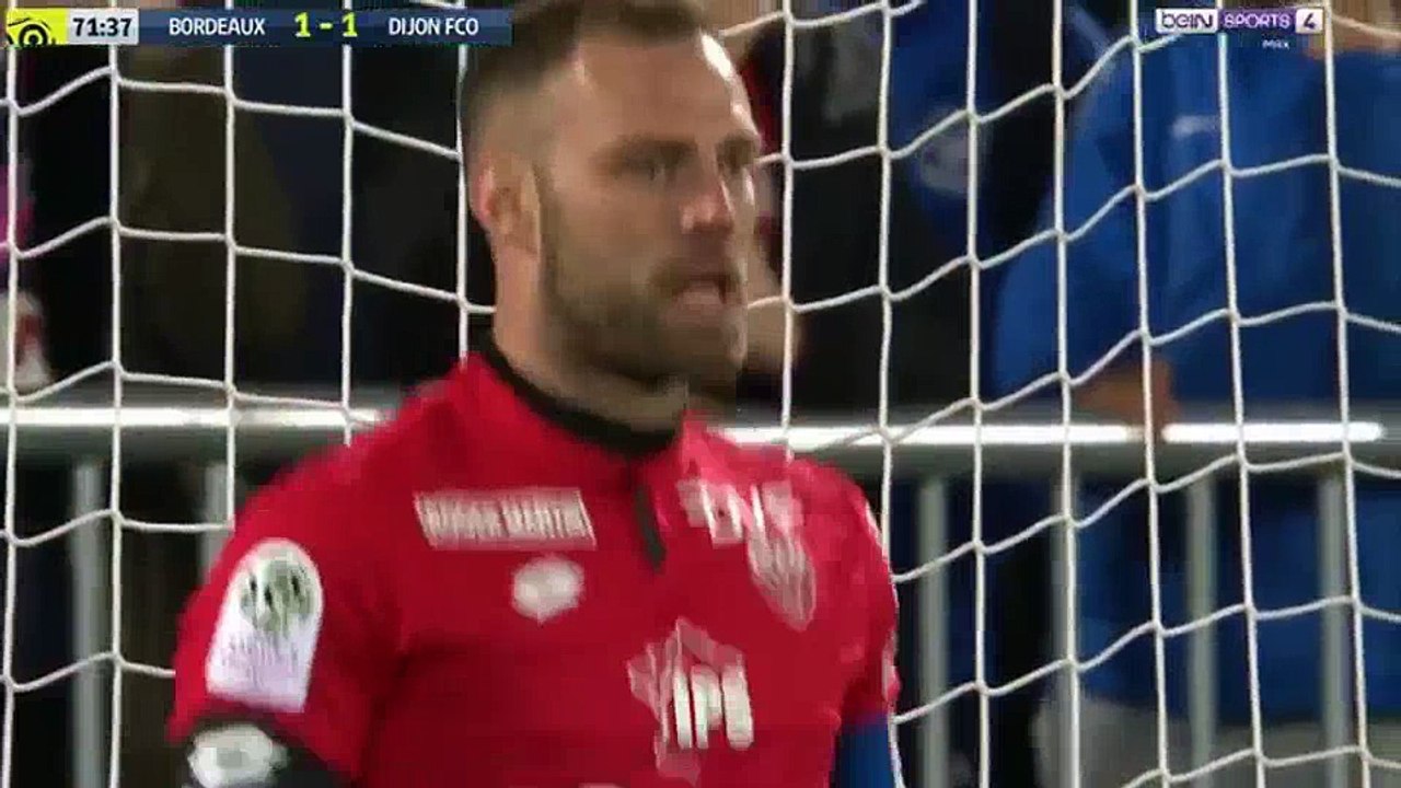 Francois Kamano penalty Goal HD - Bordeaux 2 - 1 Dijon - 28.04.2018 (Full Replay)