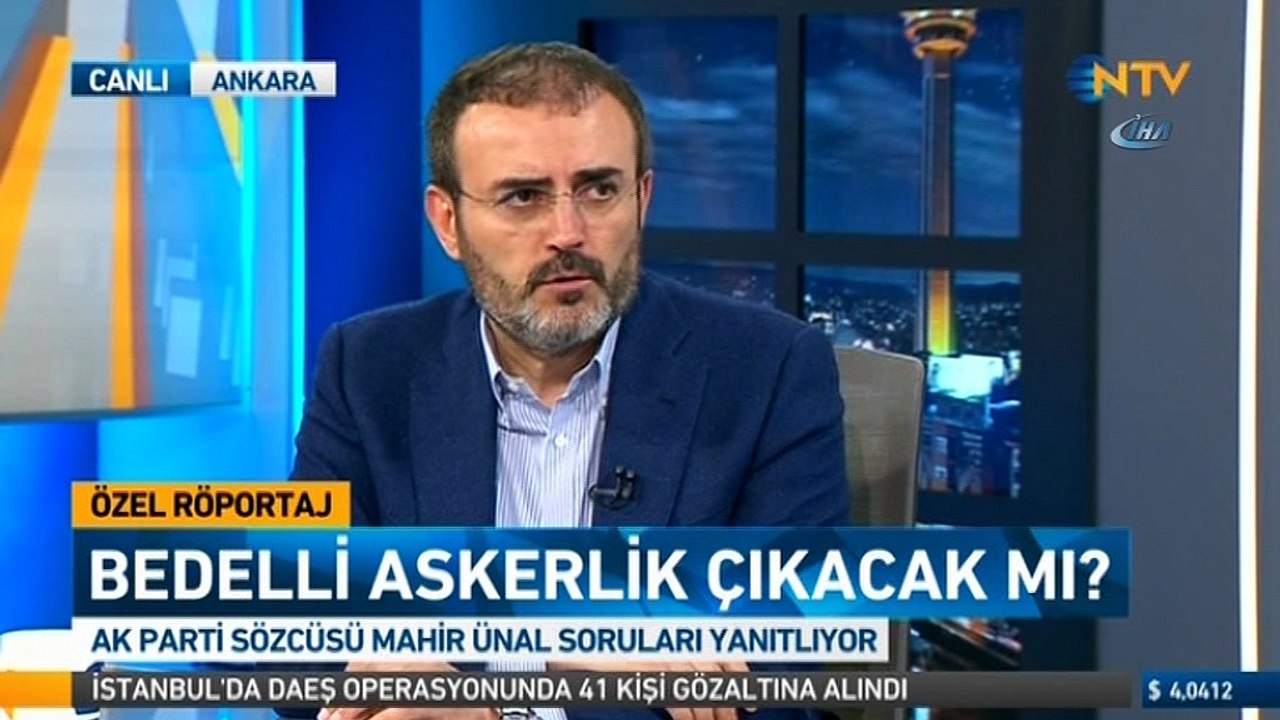 Mahir Ünal: 'Bizim gündemimizde bedelli askerlikle ilgili bir düzenleme yok'