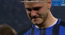Mauro Icardi cries after losing Inter 2-3 Juventus