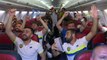 MKE Ankaragücü, Spor Toto Süper Lig'e yükselmesini uçakta coşkuyla kutladı - ANKARA
