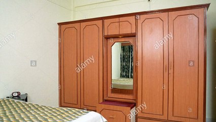 Wardrobe Design with Dressing Table India Designs