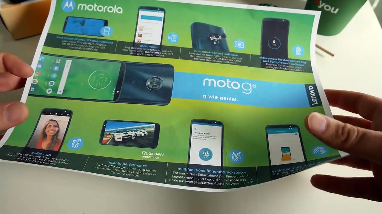 Motorola Moto G6 Unboxing und erster Eindruck