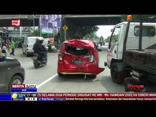 Download Video: Rem Blong, Bus Tabrak 9 Kendaraan di Slipi