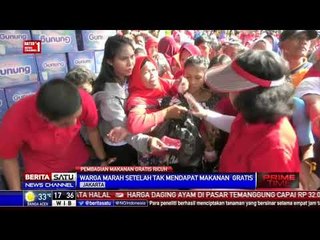 Download Video: Pembagian Makanan Ringan Gratis di Monas Ricuh