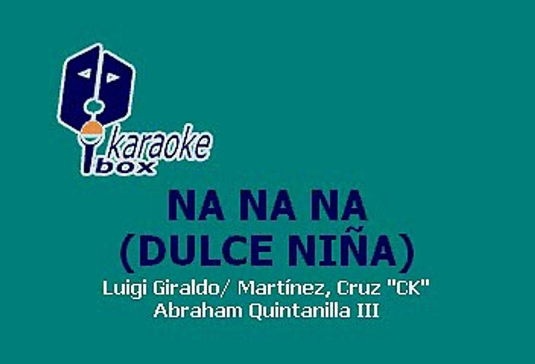 Kumbia Kings - Mi Dulce Niña (Karaoke con Voz Guia)