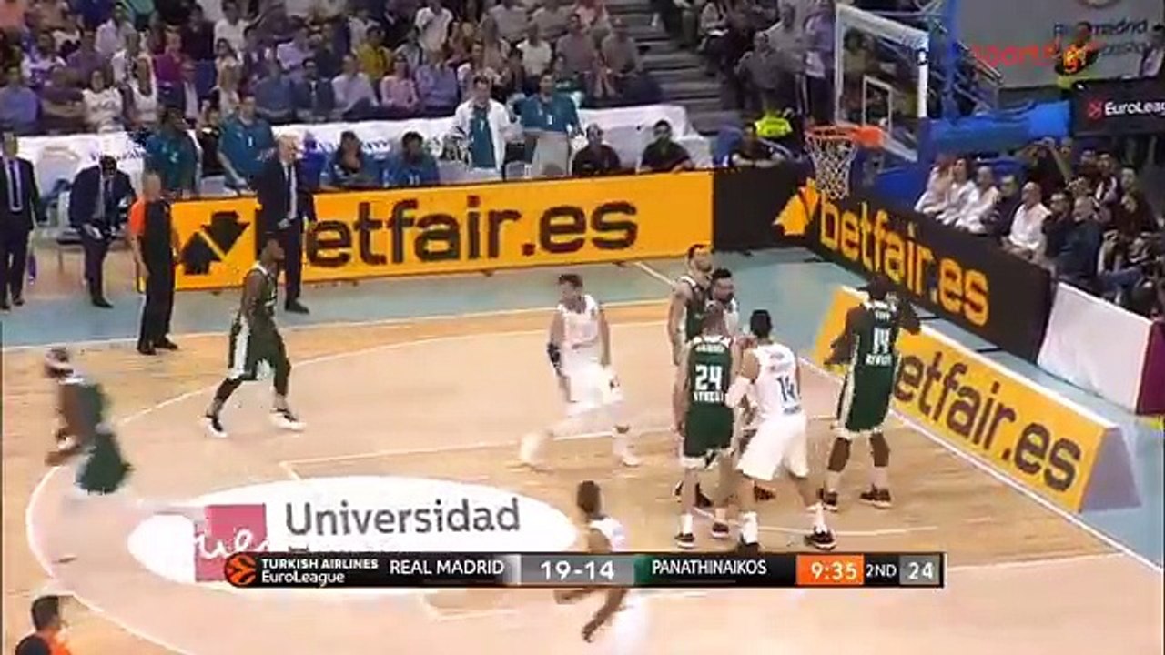 Ρεάλ Μαδρίτης - Παναθηναικός 89-82 4ος Αγώνας Euroleague Playoffs (highlights)