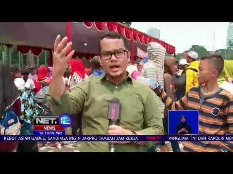Live Report, Pesta Rakyat Di Monas Ada Makanan Gratis -NET12
