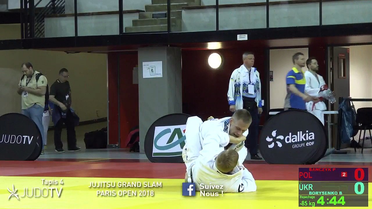 TAPIS 4 - JUJITSU GRAND SLAM PARIS OPEN 2018 - LIVE 5 (190)