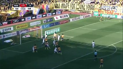 Sendai 2:2 Consadole Sapporo (Japan. J League. 28 April 2018)