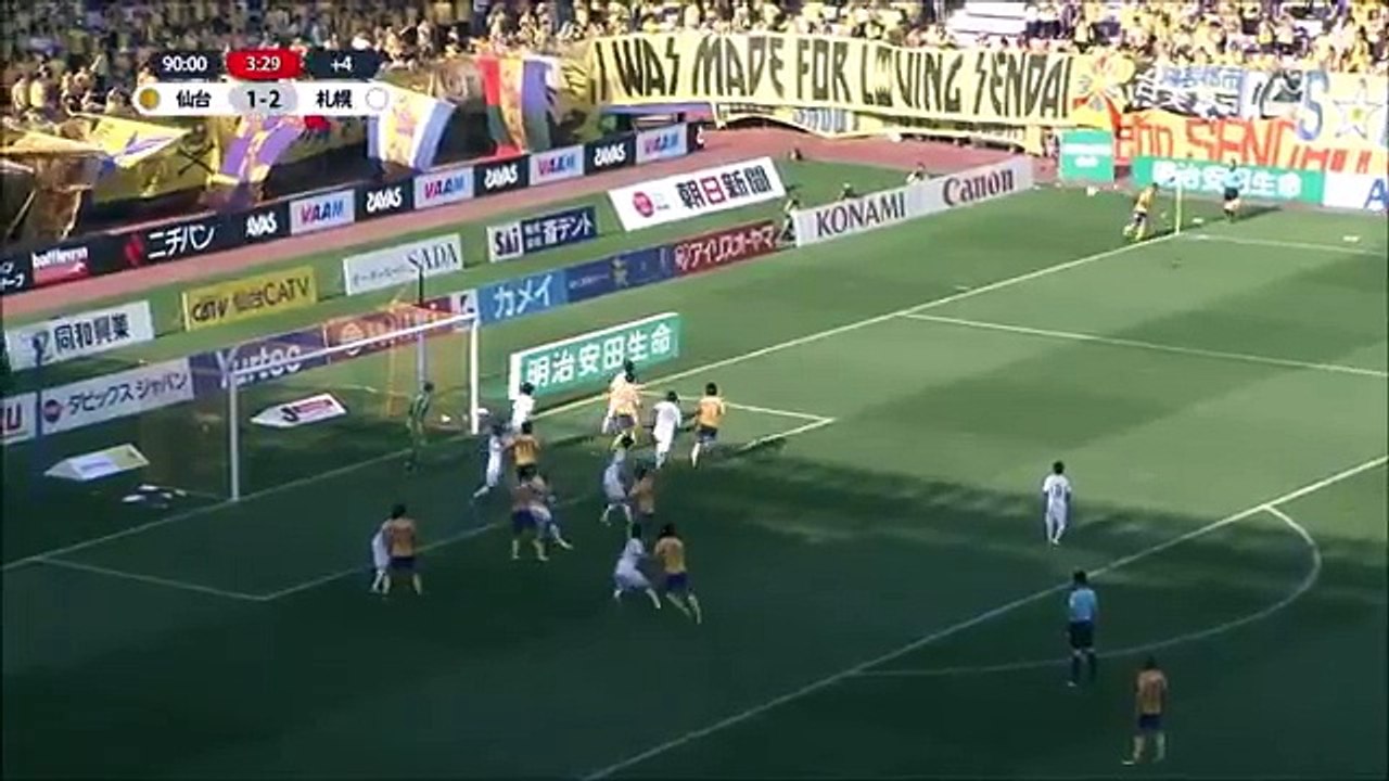 Sendai 2:2 Consadole Sapporo (Japan. J League. 28 April 2018)