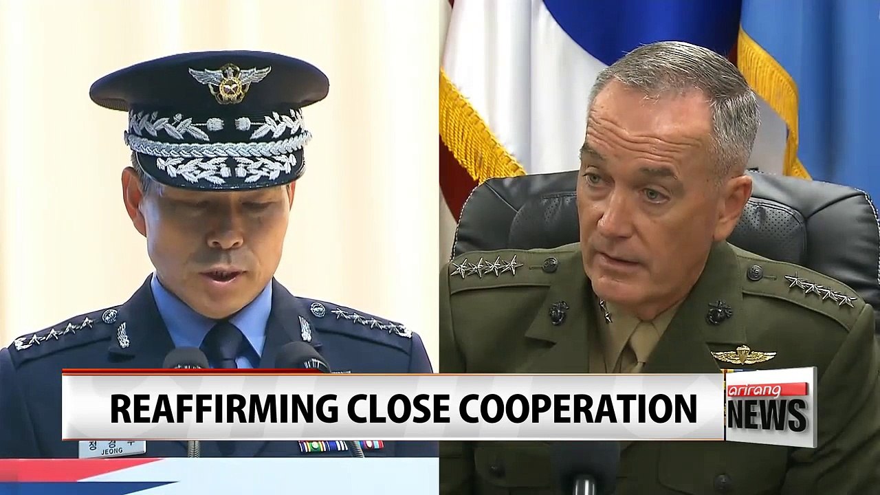 Chairmen of S. Korea, U.S. Joint Chiefs of Staffs discuss inter-Korean summit