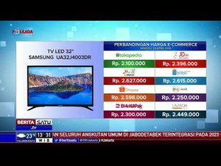 Perbandingan Harga E-Commerce: TV LED 32" Samsung