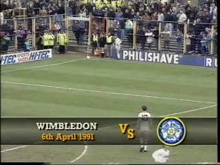 Wimbledon - Leeds United 06-04-1991 Division One