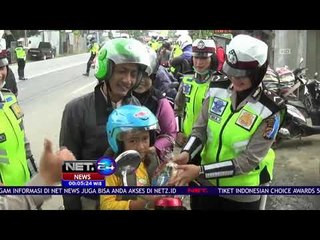 Hindari Razia, Pengendara Bersembunyi di Warung Makan - NET 24