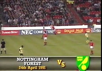 Nottingham Forest - Norwich City 24-04-1991 Division One
