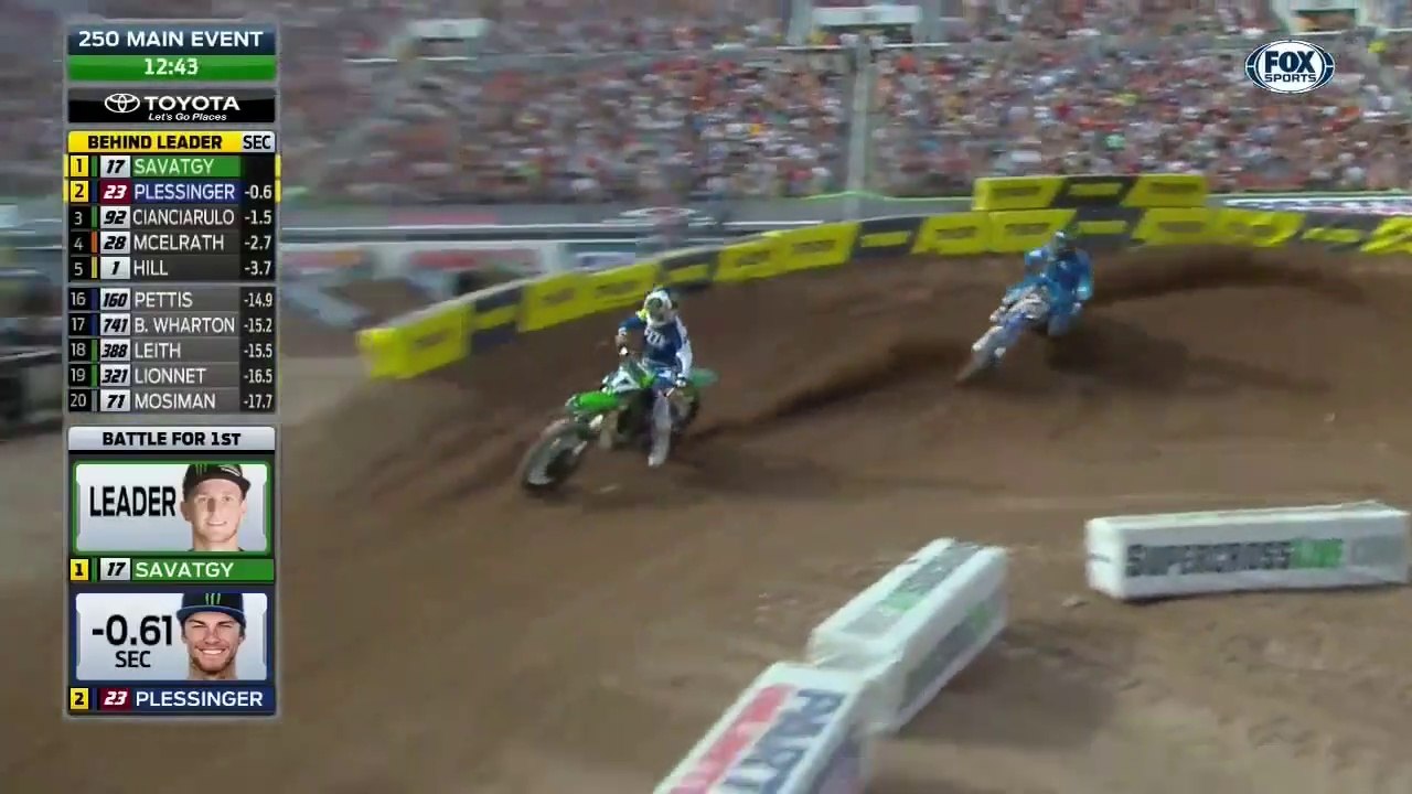 Salt Lake City SX 250 West Main Event AMA Supercross 2018 Round 16