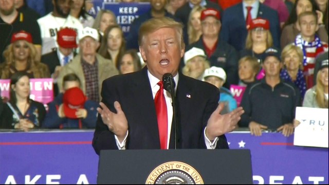 Trump snubs White House correspondents' dinner for Michigan rally