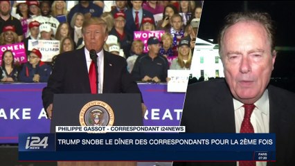 Trump snobe le dîner des correspondants pour la 2ème fois