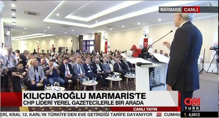 Kılıçdaroğlu yerel gazetecilerle bir araya geldi , iktidarı ağır eleştirdi