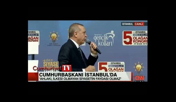 Erdoğan: Siz Çanakkale'deki 15'ler değilsiniz...