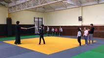 Entraînement au sabre laser