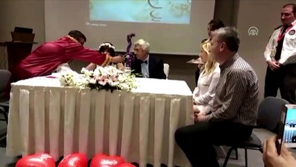 15 yıl sonra hastanede yeniden evlendiler - ANTALYA