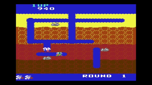 Dig Dug - Commodore 64 (1080p 60fps)