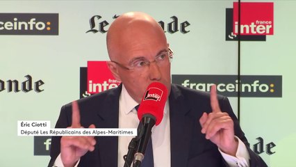 Eric Ciotti : "Cédric Herrou est le dernier maillon d'une chaîne de passeurs"