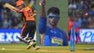 IPL 2018 RR vs SRH : Shikhar Dhawan bowled out for 6 runs , Krishnappa Gowtham strikes