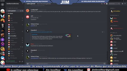 Jim Leveilleur - Live Discord du lundi 22 janvier 2018 - partie 2