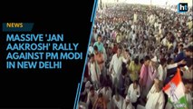 Rahul Gandhi raises pre-election anti-BJP rhetoric at 'Jan Aakrosh' rally