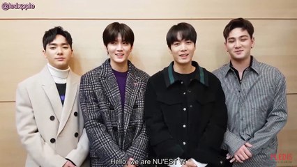 [ENG SUB] NU'EST W College Entrance Exams cheering msg