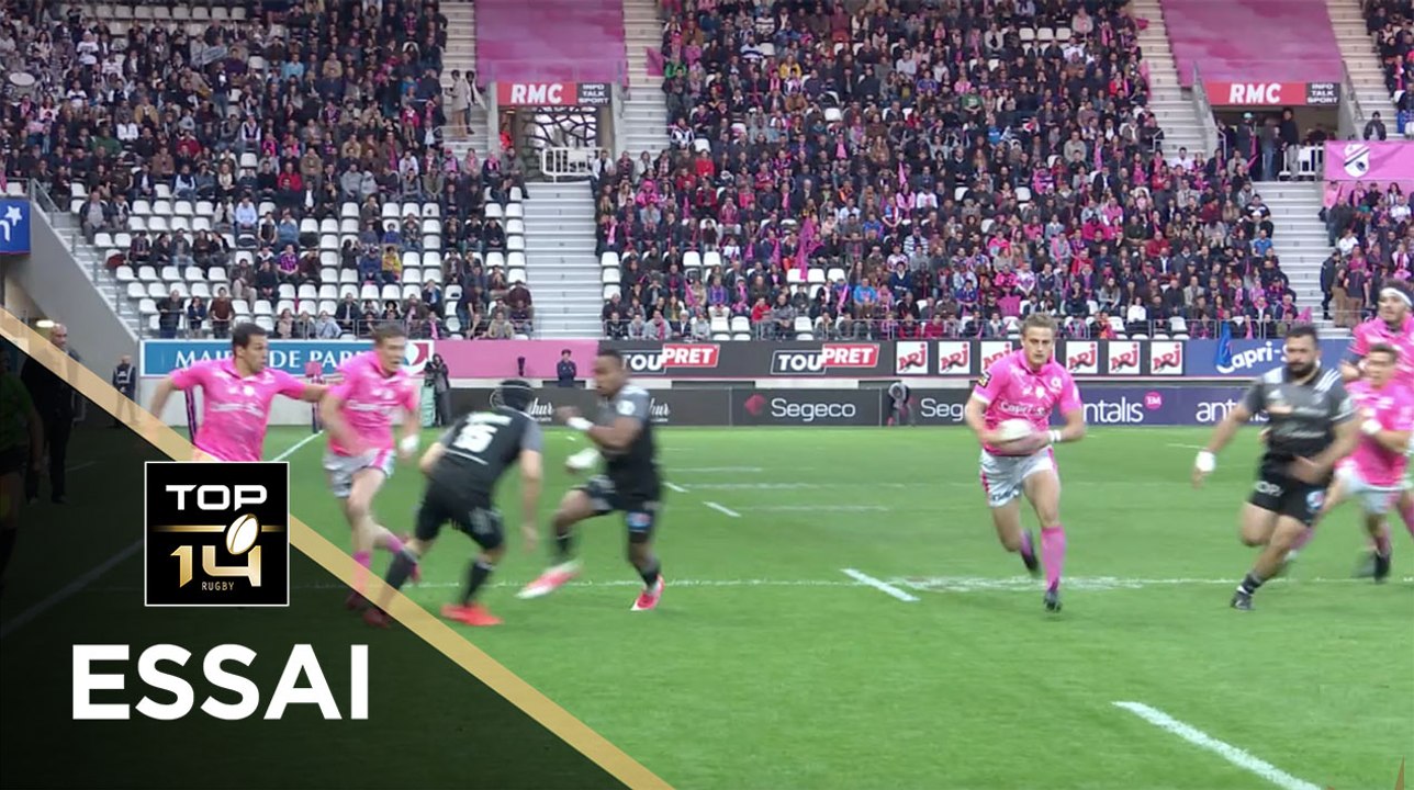 TOP 14 - Essai Jules PLISSON (SFP) - Stade Français - Brive - J25 - Saison 2017/2018
