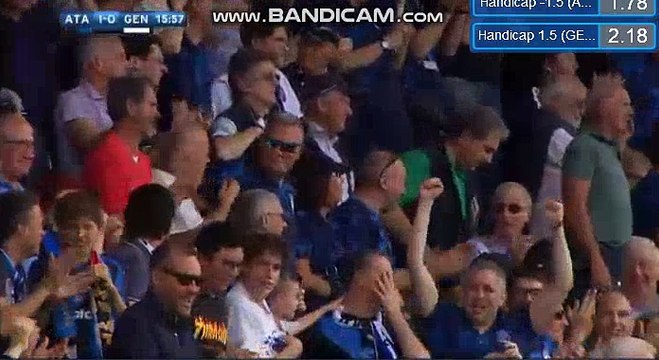 Musa Barrow Goal - Atalanta Bergamo 1-0 Genoa Serie A