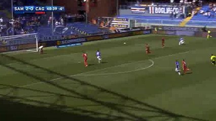 Dawid Kownacki Goal - Sampdoria 3-0 Cagliari 29-04-2018