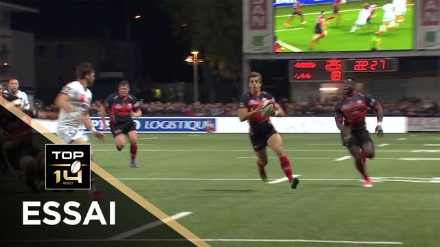 TOP 14 - Essai Jérémy GONDRAND (USO) - Oyonnax - Lyon - J25 - Saison 2017/2018