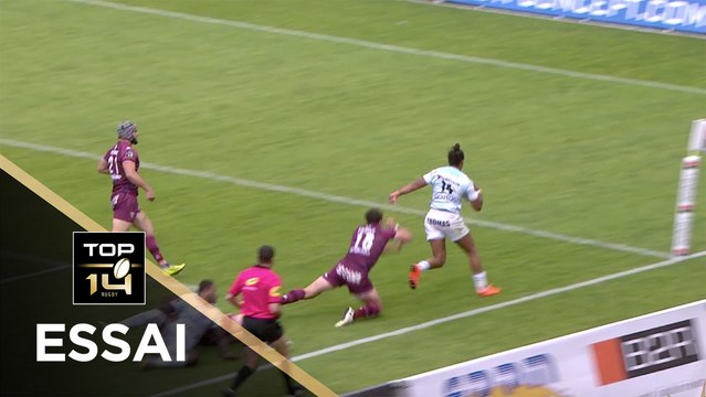 TOP 14 - Essai Teddy THOMAS (R92) - Bordeaux-Bègles - Racing 92 - J25 - Saison 2017/2018