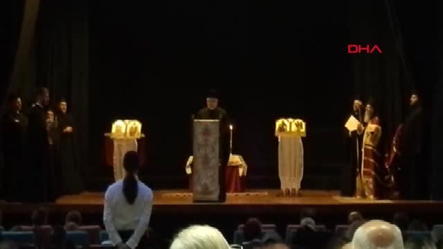 Bursa Fener Rum Patriği Bartholomeos, Mudanya'da Ayin Yönetti